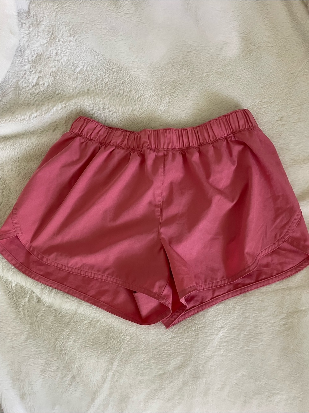 Pink athletic shorts